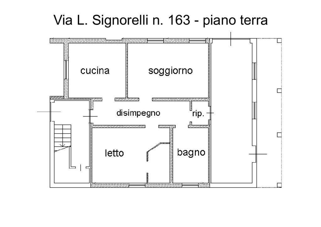 Planimetria del piano terra