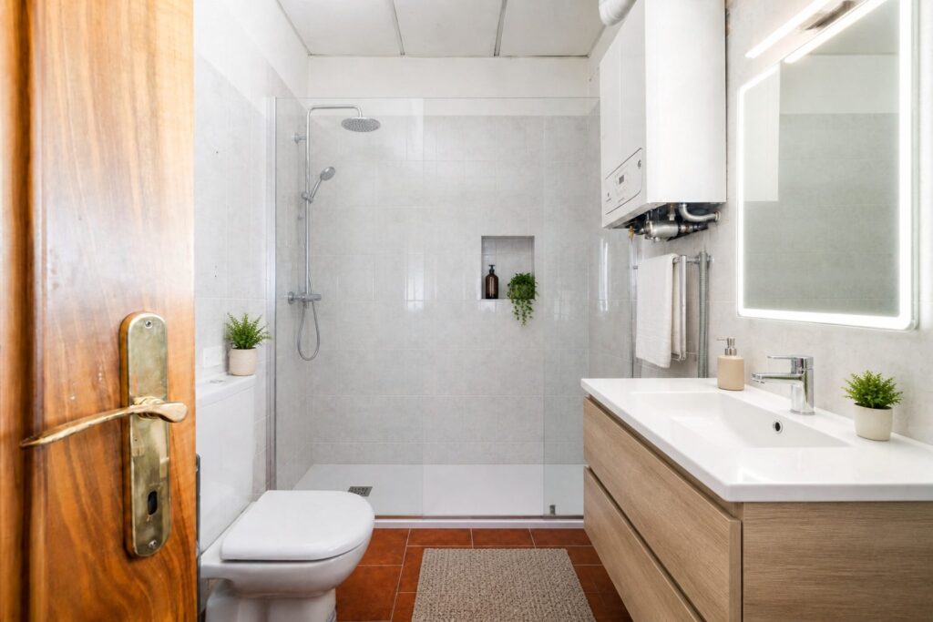 Render: bagno con doccia