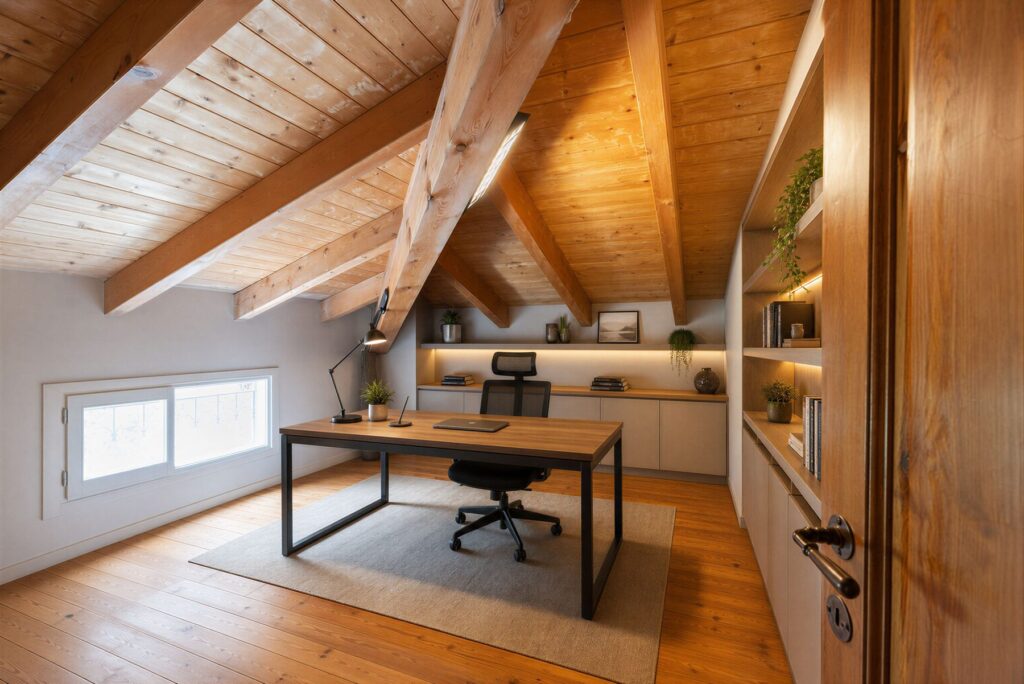 L'ambiente adibito a studio