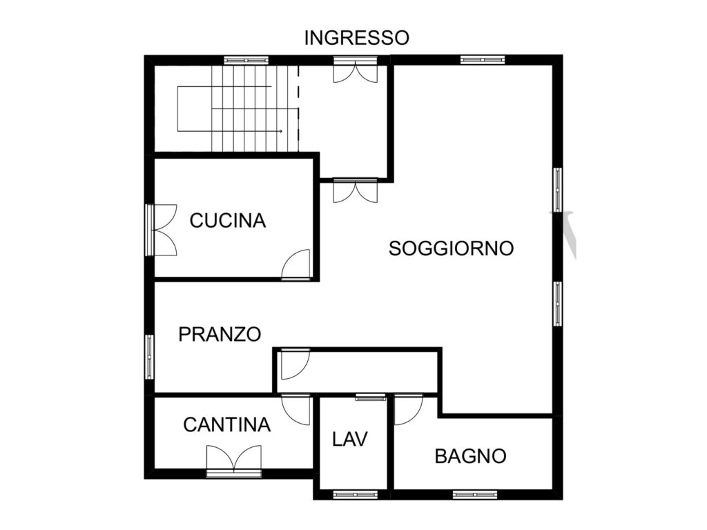 Planimetria del piano terra